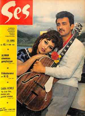 Ses Dergisi 27 Ekim 1962 kapağı