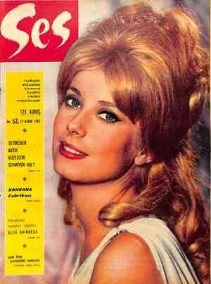 Ses Dergisi 17 Kasım 1962 kapağı