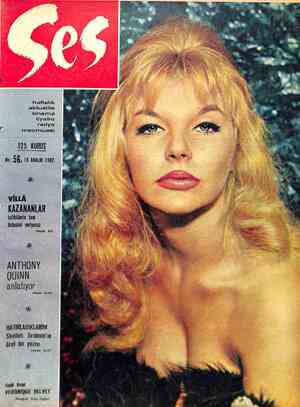 Ses Dergisi 15 Aralık 1962 kapağı