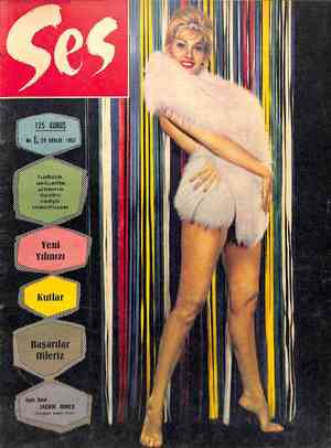 Ses Dergisi 29 Aralık 1962 kapağı