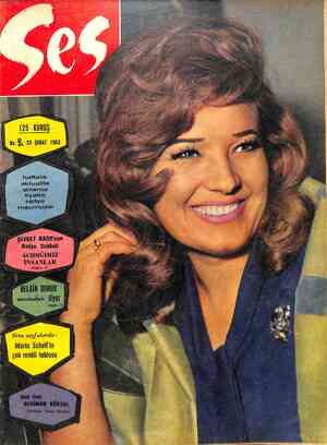 Ses Dergisi 23 Şubat 1963 kapağı