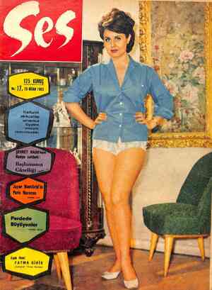 Ses Dergisi 20 Nisan 1963 kapağı