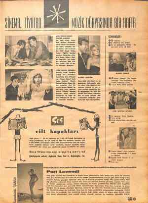  3 AJDA PEKKAN İKİNCİ FİLMİNE BAŞLADI Ses 1963 Kapak Yıldızı Ajda Pekkan aŞıpsevdin isimli filmini tamamladık- tan sonra...