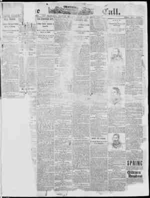 The Morning Call (San Francisco) Newspaper 1 Nisan 1890 kapağı