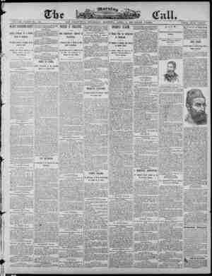 The Morning Call (San Francisco) Newspaper 3 Nisan 1890 kapağı