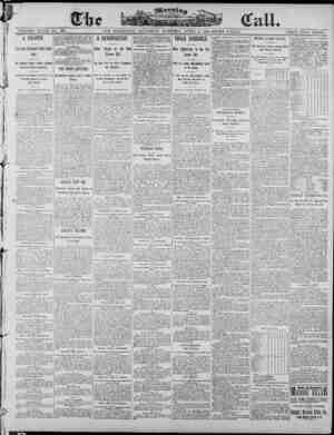 The Morning Call (San Francisco) Newspaper 5 Nisan 1890 kapağı