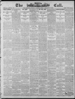 The Morning Call (San Francisco) Newspaper 7 Nisan 1890 kapağı