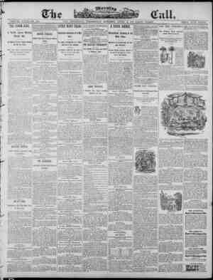 The Morning Call (San Francisco) Newspaper 9 Nisan 1890 kapağı