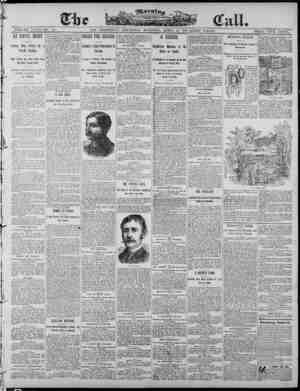 The Morning Call (San Francisco) Newspaper 10 Nisan 1890 kapağı