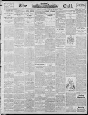 The Morning Call (San Francisco) Newspaper 11 Nisan 1890 kapağı
