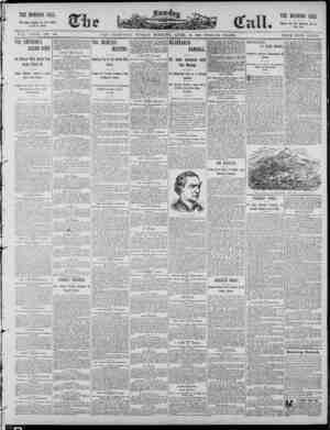 The Morning Call (San Francisco) Newspaper 13 Nisan 1890 kapağı