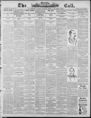 The Morning Call (San Francisco) Newspaper 18 Nisan 1890 kapağı