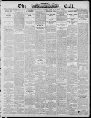 The Morning Call (San Francisco) Newspaper 24 Nisan 1890 kapağı