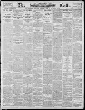 The Morning Call (San Francisco) Newspaper 26 Nisan 1890 kapağı