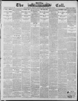 The Morning Call (San Francisco) Newspaper 28 Nisan 1890 kapağı