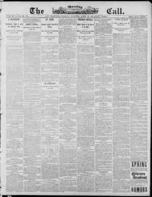 The Morning Call (San Francisco) Newspaper 29 Nisan 1890 kapağı