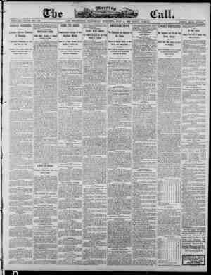 The Morning Call (San Francisco) Newspaper 3 Mayıs 1890 kapağı