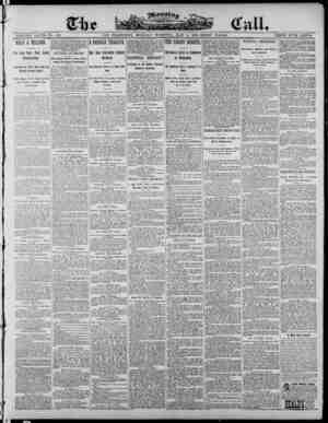 The Morning Call (San Francisco) Newspaper 5 Mayıs 1890 kapağı