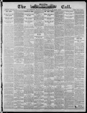 The Morning Call (San Francisco) Newspaper 8 Mayıs 1890 kapağı