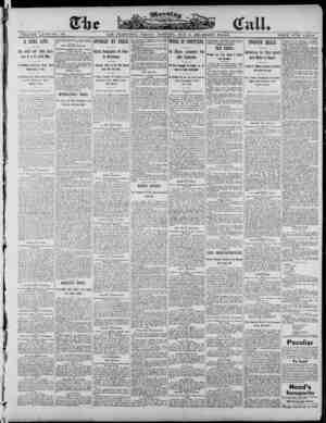 The Morning Call (San Francisco) Newspaper 9 Mayıs 1890 kapağı