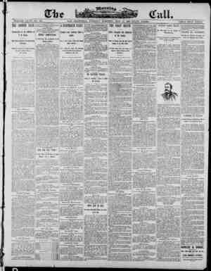 The Morning Call (San Francisco) Newspaper 13 Mayıs 1890 kapağı