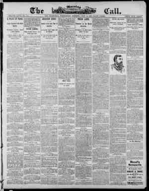 The Morning Call (San Francisco) Newspaper 14 Mayıs 1890 kapağı
