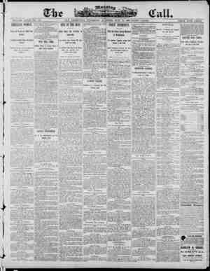 The Morning Call (San Francisco) Newspaper 15 Mayıs 1890 kapağı