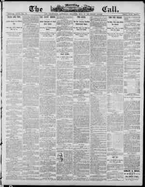 The Morning Call (San Francisco) Newspaper 17 Mayıs 1890 kapağı