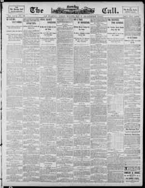 The Morning Call (San Francisco) Newspaper 18 Mayıs 1890 kapağı