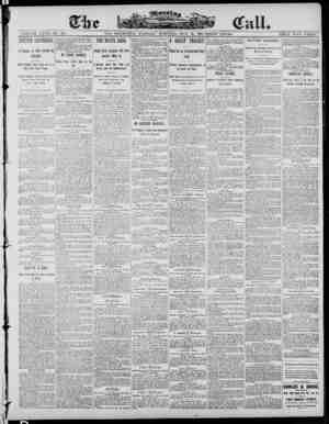 The Morning Call (San Francisco) Newspaper 20 Mayıs 1890 kapağı