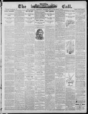 The Morning Call (San Francisco) Newspaper 21 Mayıs 1890 kapağı