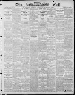 The Morning Call (San Francisco) Newspaper 28 Mayıs 1890 kapağı