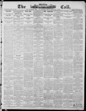 The Morning Call (San Francisco) Newspaper 29 Mayıs 1890 kapağı
