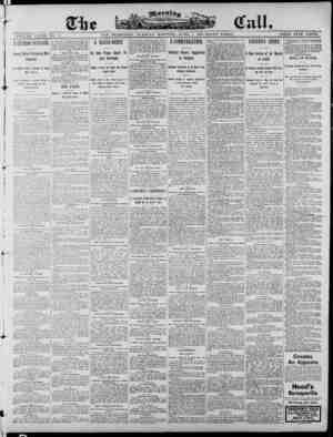 The Morning Call (San Francisco) Newspaper 3 Haziran 1890 kapağı