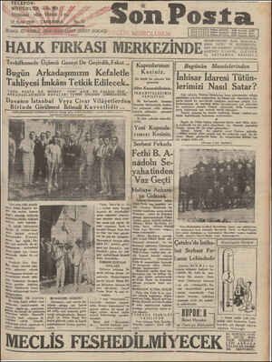 Son Posta Gazetesi 17 Eylül 1930 kapağı