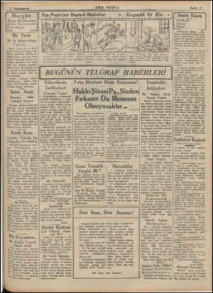  Hergün Bugün Neşrolunamadı gından Karilerimizden Özür Dileriz. —.. Bir Facia 101 R. Balonu Düşüp Yandı. Buve, 5(A.A.) — 10 R