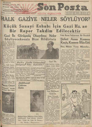 Son Posta Gazetesi December 6, 1930 kapağı