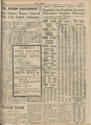  —2— ERE ilede Pi 6 “görülüyor ki her iki ğüslerini kabartıyorlar ve Pa- na giren kendi kocası değilmiş 15000 L İ A A 60 Lira