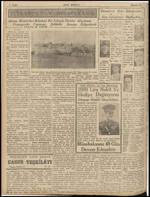 Son Posta Gazetesi 1 Haziran 1931 kapağı