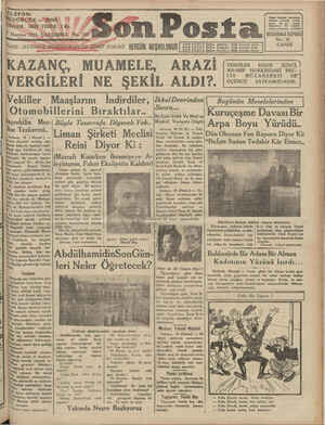    Haziran “1931. ÇARŞAMBA! No” 320 şvekilin Mec- lise Tezkeresi. Ankara, 16 ( Hususi ) — Ii akşamki vekiller içti- İn bütçede