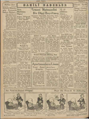  2 Sayta Halkın Sesi ( Küfürlü Münaka-| şalar Karşısında İd Halkın Fikirleri... Birkaç gündenberi, mat- buatta ağza...