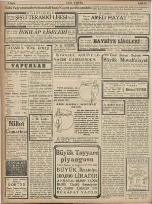    8 Süyla SON POSTA Eylâl 26 Kansızlık, romatizma, sıraca, mide, damar, sinir, kemik verem hulı.lıll;nın nafidir. Balık...