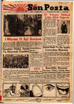    EE a k j p 17 Mart isin | HAEKIN Gözü İ HALKINSRKULAĞI BALRIN--DİLİ Yazı işleri telefonu İstanbul — 20203 Sene 2 — No: 517