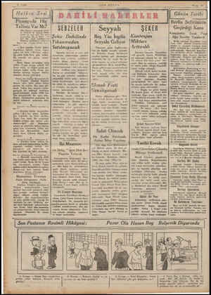  2 Sayfa Halkın Se. Piyangoda Hiç Taliiniz Var Mı? Dün tayyare piyangosu çekil- d. Tabildir ki birçok bahti- sI —— KD CA KA