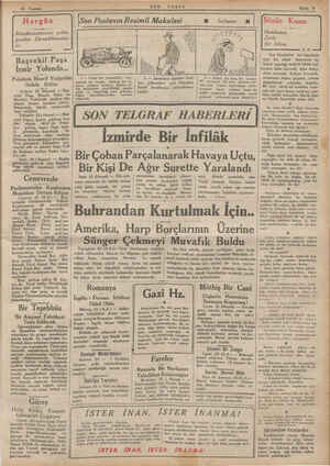    Hergün Münderecatımızın çokl.u- gundan Dercedilememiş- tir. eee müLeeSANSERLEnANEEEAMAARASENERAAAAELELERRALAKAAAA. Başvekil