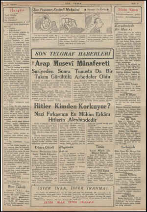  Hergüti Yerli Mallar Sergisinde Ne Gördüm? İ * — Yerli Mallar Sergisini gez- diniz mi? — Gerzdim. — Beğendiniz mi? — Bir...