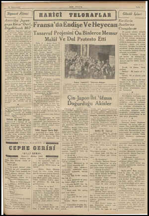    Amerika Japon- yaya Karşı“Durl!,, Diyebilecek Mi? Japonyanın Uzak Şarkta gün geç nöfuru, Amerlkayı ? bir endişe içinde...