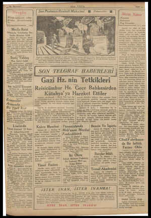  23 Kâünuusani -— ——— z n | Mündericatımızın çoklu- | #undan fir, derce — Meclis Reisi Adanada Tetkikatta Bu- lundu Mersine