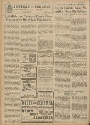     ”* Lutfullah Beyi Ta İTTİHAT v TERAKKİ — Her hakkı mahfuzdur. — Tefrika No. 44 Nasıl doğda?.. SON POSTA Nasıl Yaşadı ?..