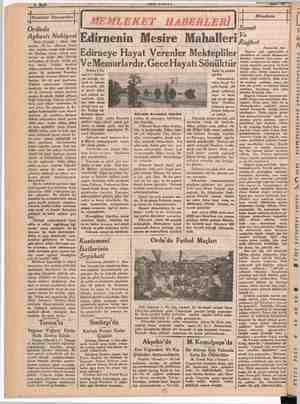  ge 5 m Li . 4, Sayfa Memleket Manzaraları Orduda Aybastı Nahiyesi Ordu (Hususi) — Ordu vilâ- yetinin 122 Ye ee ibaret olan